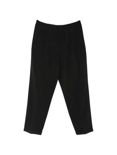 Magliano Pleated Elasticated-waistband Trousers In Black