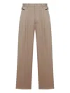 Magliano Tailored Trousers With Adjustable Waist In Neutral