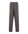 Magliano Pleated Wool-blend Pants In Gray
