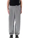 Magliano Pleat Detailing Track Pants In Grey