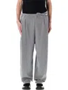 Magliano Pleat Detailing Track Pants In Grey
