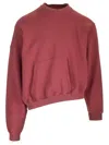 Magliano Logo-print Asymmetric Sweatshirt In Red