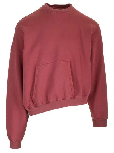 Magliano Polisportiva Twisted Long Sleeved Sweatshirt In Red
