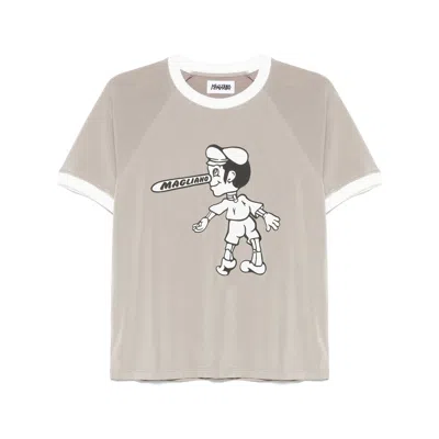 Magliano Polyester T Shirts In Beige