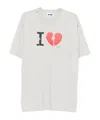 Magliano Graphic Print Crew Neck Short Sleeve T-shirt In Gray