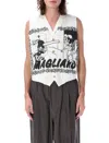 Magliano Printed Vest In White