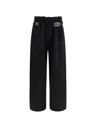 Magliano Provincia Belted Track Pants In Blue
