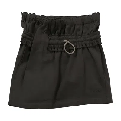 Pre-owned Magliano Provincia Mini Skirt 'anthracite' | Tan | Women's Size M In Brown