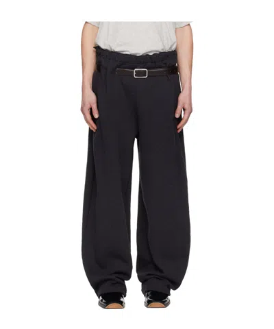 Magliano Provincia Wide-leg Sweatpants In Black