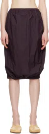 Magliano Purple G8 Midi Skirt In 66 Aubergine