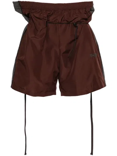 Magliano Rave Shorts In Brown