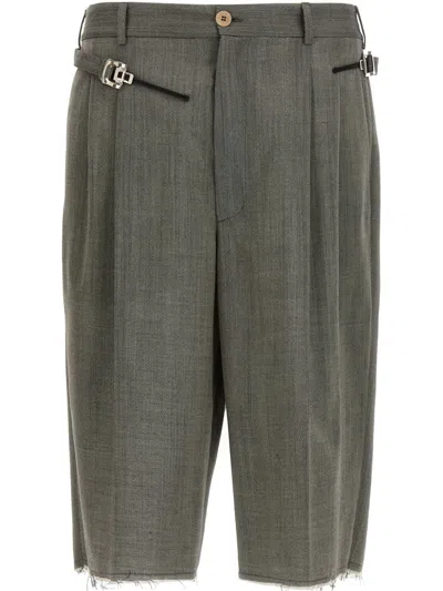 Magliano Wool Shorts In Gray