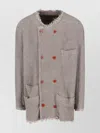 Magliano Relaxed Fit Double-breasted Jacket In Gray