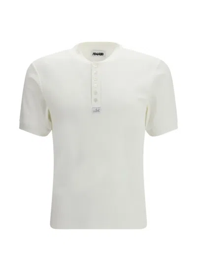 Magliano Nudo Small Serafino Henley T-shirt In White