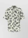 Magliano Matrix Print Viscose Bowling Shirt
