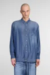 Magliano Shirt In Blue Denim In Blue