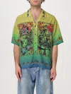 Magliano Graphic Printed Short-sleeved Shirt In Bunt