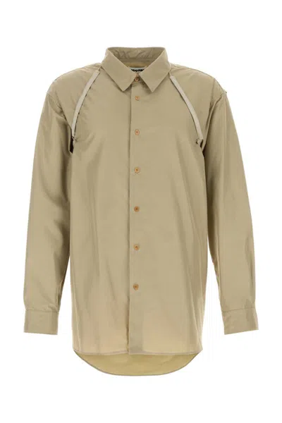 Magliano Latest Nomad Shirt With Adjustable Strap Detail In Green
