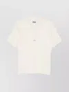 Magliano Short Sleeve Cotton Crew Neck T-shirt In White