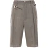 Magliano Wool Shorts In Grey