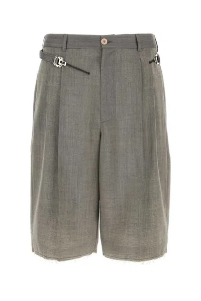 Magliano Wool Shorts In Grey