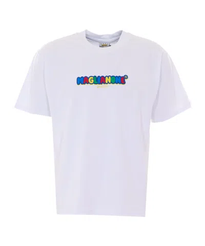 Magliano Logo-print Crew-neck T-shirt In White
