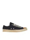 Magliano Braided-sole Canvas Sneakers In Black