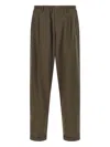 Magliano Tailored Trousers With Pleats And Pockets In Brown