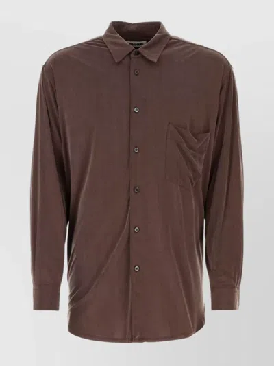 MAGLIANO STRETCH CUPRO LIQUID SHIRT WITH CHEST POCKET