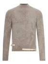 Magliano Wool Blend Sweater With Aesthetic Details In Brown