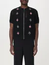 Magliano Flower-embroidered Knitted Shirt In Schwarz