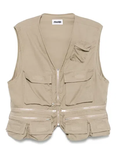 Magliano Supercargo Gilet In Beige