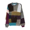 Magliano Ribbed Crewneck Sweater In Multi
