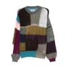 Magliano Ribbed Crewneck Sweater In Multi