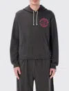 Magliano Graphic Print Hooded Fleece In Black