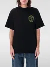 Magliano Calci Crew Neck Graphic Print T-shirt In Schwarz