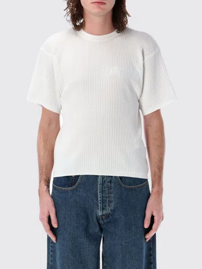 Tシャツ・カットソー Magliano SS25 White cotton Waffle t-shirt (T58306280 01) Waffle Tee White – Magliano