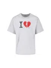 Magliano Graphic Print Crew Neck Short Sleeve T-shirt In Gray