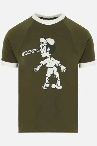 Magliano Logo-print T-shirt In Green