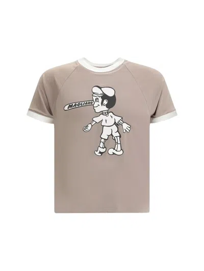 Magliano T-shirts In Brown