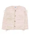 Magliano Toggle-fastening Textured Cardigan In Multi