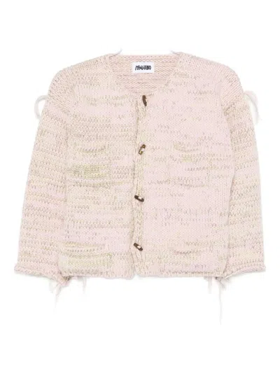 Magliano Toggle-fastening Textured Cardigan In Multi