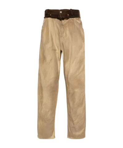 Magliano Togliatti Super Belted Pants In Beige