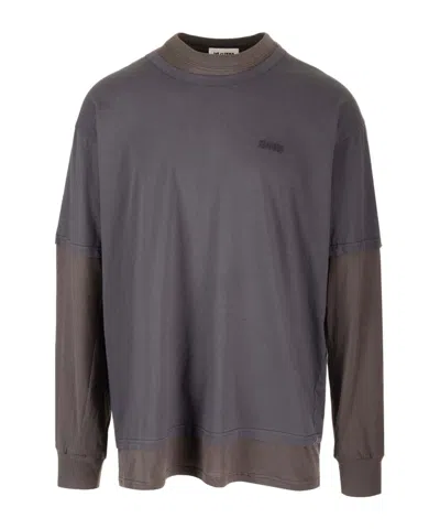 MAGLIANO MAGLIANO TRAUMA CREWNECK LONG SLEEVED T-SHIRT