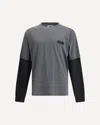 Magliano Double-sleeved Cotton Trauma T-shirt In Gray