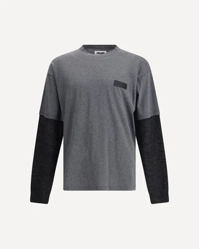 MAGLIANO TRAUMA LONG SLEEVE IN CONTRAST T-SHIRT