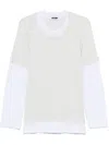 Magliano White & Beige Trauma Superslim T-shirt In White