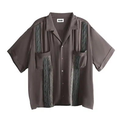 Pre-owned Magliano Treccia Short-sleeve 'brown' | Men's Size M