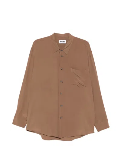 Magliano Trekking Regular Pocket Shirt In Brown