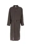 Magliano Sophisticated Waist Belted Coat In Brown